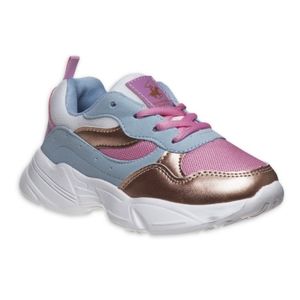 NWT Beverly Hills Polo Club toddler girls Kasy Metallic Color Block Sneakers. 11